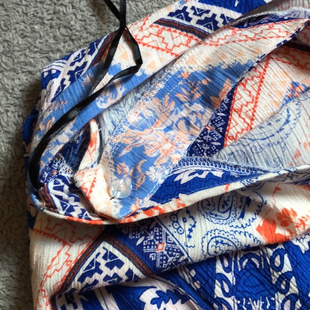 Peppermayo Patchwork Printed Wrap Skirt Set - image 7